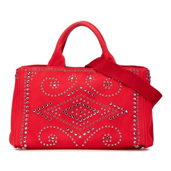 PRADA Red Shoulder Bag - Picture 1 of 11